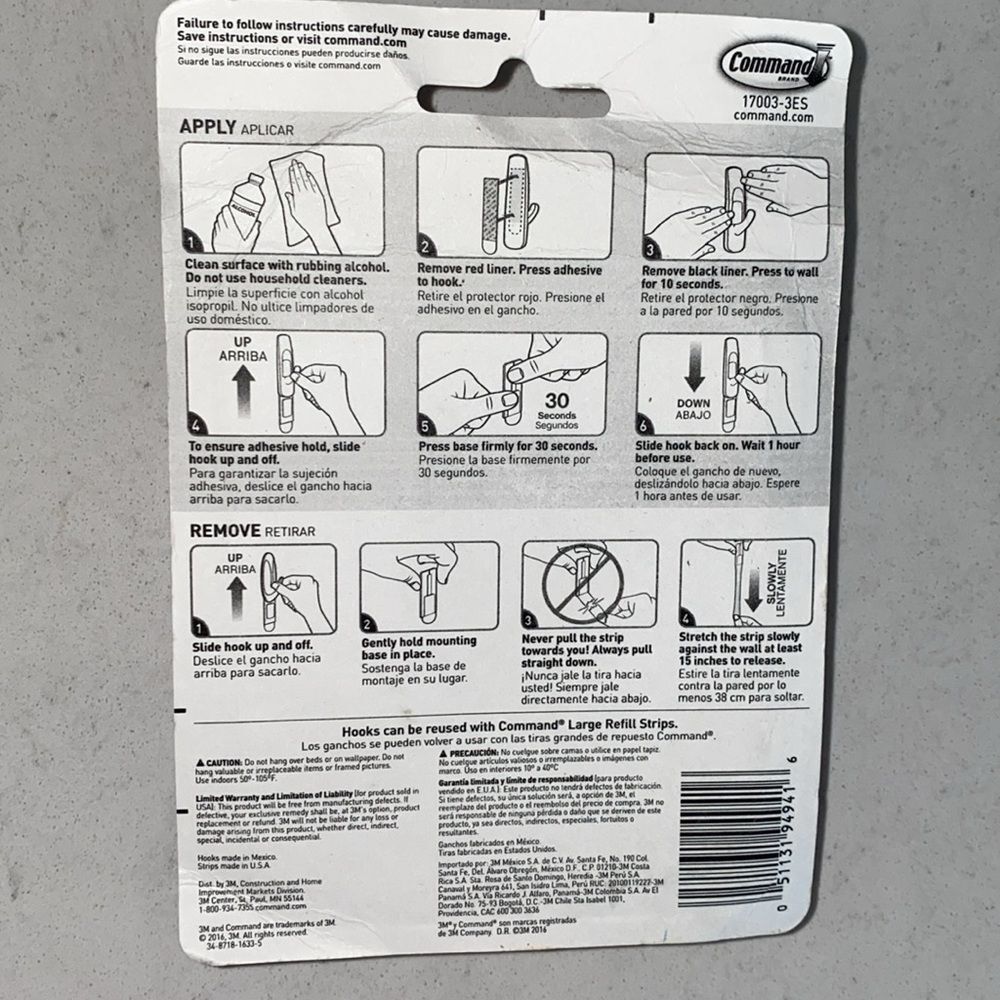 3M Command Hooks Multi-Pack - Picture 5 of 6